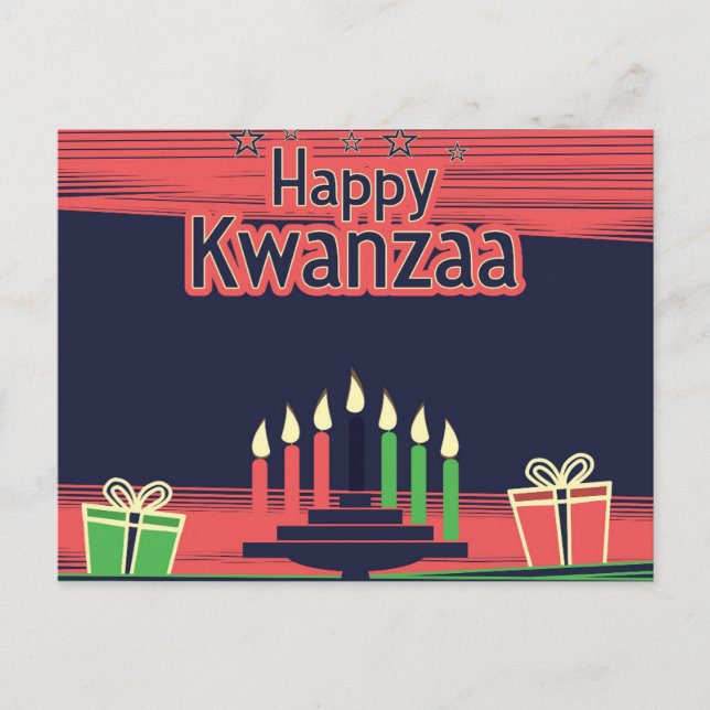 Postal Festiva Kwanzaa (Anverso)