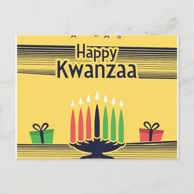 Postal Festiva Kwanzaa (Anverso)