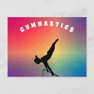 Postal Festiva La Academia de Gimnasia y la Postcarta de vacacion