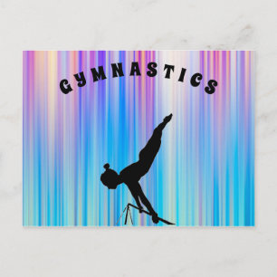 Postal Festiva La Academia de Gimnasia y la Postcarta de vacacion