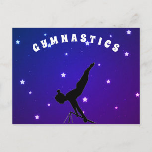 Postal Festiva La Academia de Gimnasia y la Postcarta de vacacion