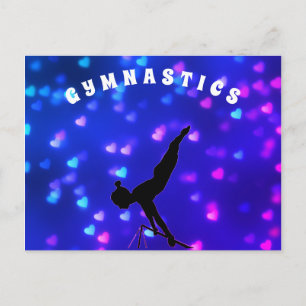 Postal Festiva La Academia de Gimnasia y los estudiantes son tarj