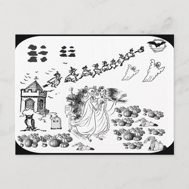 Postal Festiva La Ceremonia Embrujada - (Anverso)