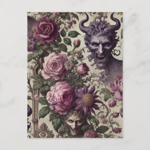 Postal Festiva La consulta de la luz - victoriano gótico