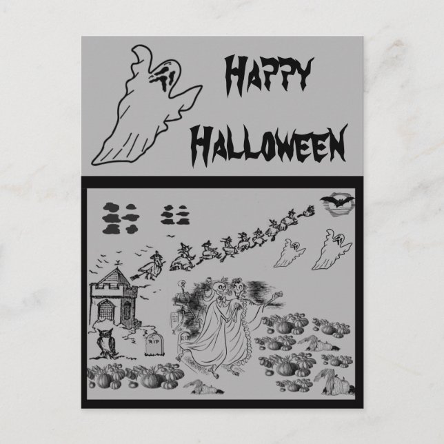 Postal Festiva La embrujada Ceremonia - (Anverso)