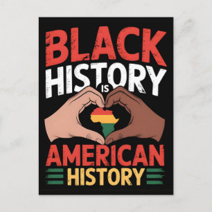 Postal Festiva La historia negra es la historia americana 2026