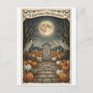 Postal Festiva La Leyenda de Silas Pumpkinseed