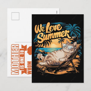 Postal Festiva La Madre Gata del Verano Definitivo 2026 