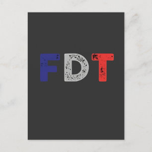 Postal Festiva La Maga anti Trump FDT se resiste a la democracia 