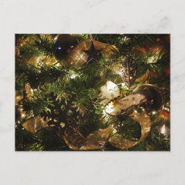 Postal Festiva La mariposa de los Navidades