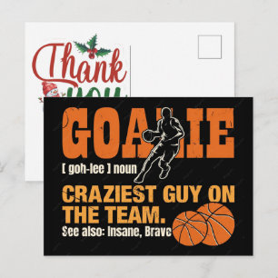 Postal Festiva La Mejor Camiseta de Papá de Baloncesto Divertido 