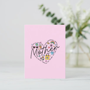 Postal Festiva La mejor madre del mundo