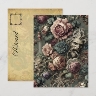 Postal Festiva La profecía del hombre mirra - Diseño victoriano g