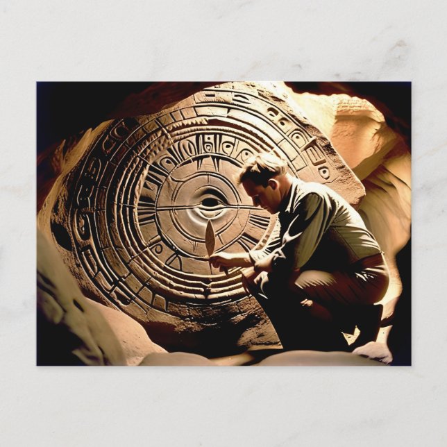 Postal Festiva La puerta de entrada de los aborígenes australiano (Anverso)