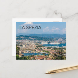 Postal Festiva La Spezia Cityscape Liguria Italia Holiday Souveni
