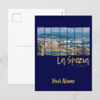 La Spezia Liguria Italia Vintage Souvenir