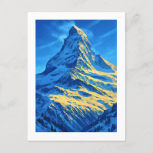 Postal Festiva La Suiza Matterhorn