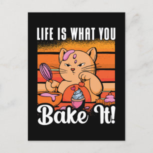 Postal Festiva La Vida De Baker Es Lo Que Se Hace Al Chef De La P