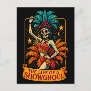 Postal Festiva La vida de un Showghoul