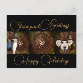 Postal Festiva Labrador Retriever Steampunk