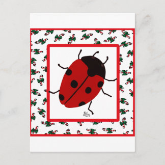 Postal Festiva Ladybug navidades en julio