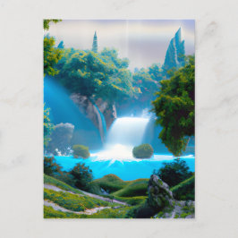 Postal Festiva Lago Fantasy