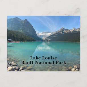 Postal Festiva Lago Louise en Banff Canadá