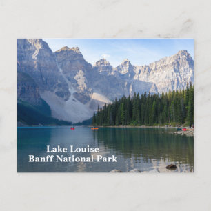 Postal Festiva Lago Louise en Banff Canadá