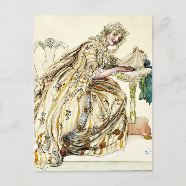 Postal Festiva Larsson - Secreto de Navidades (Anverso)