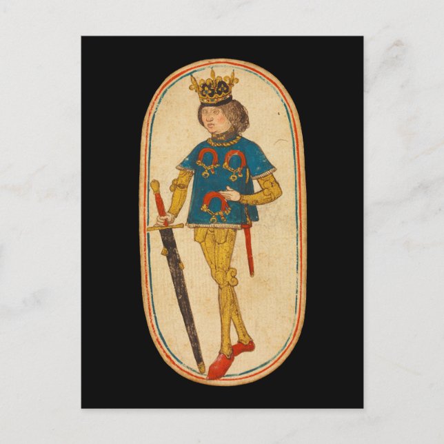 Postal Festiva Las cartas no6 de los claustros (Anverso)