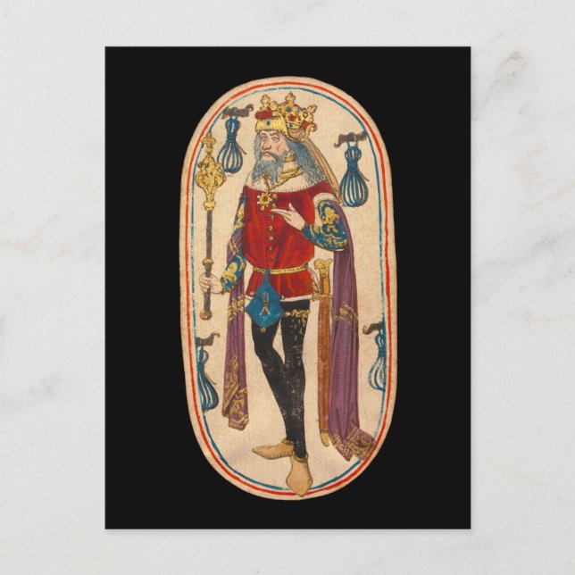 Postal Festiva Las cartas no 2 de los claustros (Anverso)