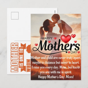 Postal Festiva Las hermosas y emotivas citas del Día de la Madre 
