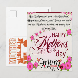 Postal Festiva Las hermosas y emotivas citas del Día de la Madre