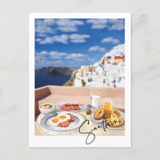 Postal Festiva Las Islas Griegas, Santorini