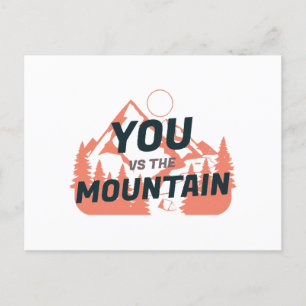 Postal Festiva Las montañas están llamando y debo irme