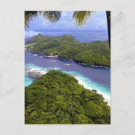 Postal Festiva Las Seychelles son un grupo de islas situadas en