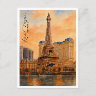 Postal Festiva Las Vegas, Nevada Vibrante viaje por EE. UU.