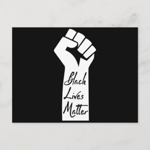 Postal Festiva Las vidas negras importan a la mujer negra