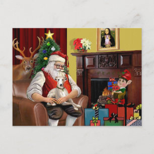 Postal Festiva Látigo de Santa
