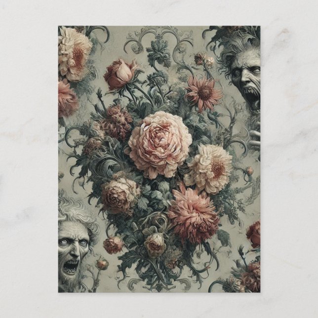 Postal Festiva 🩸 Lázaro Weeps - Victoria gótica (Anverso)