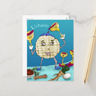 Postal Festiva L'chaim Pesach