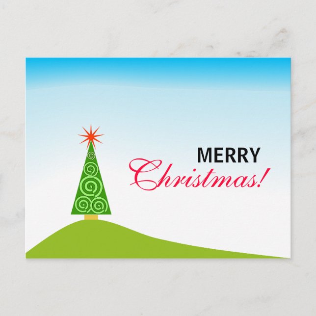 Postal Festiva Le Sapin (Anverso)