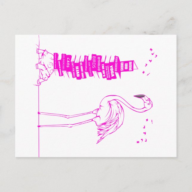 Postal Festiva Lectura de flamengo (Anverso)