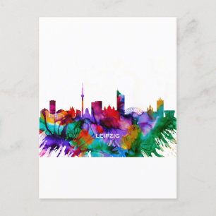 Postal Festiva Leipzig Skyline