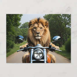 Postal Festiva León en moto