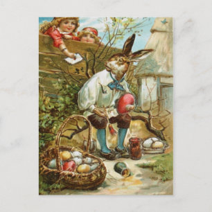 Postal Festiva Letra al conejito de pascua