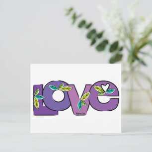 Postal Festiva Let's Plant Love in The World