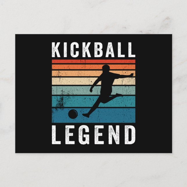 Postal Festiva Leyenda de Kickball (Anverso)