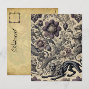 Postal Festiva Leyenda de los Guardianes dorados — Victoria gótic