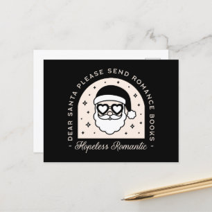 Postal Festiva Libros de romance de navidades estéticos oscuros